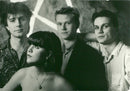 The music group Commando M Pigg Anders, Eva, Svante and Peter - Vintage Photograph