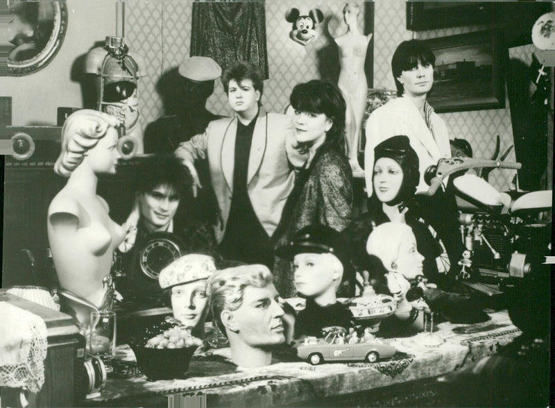 The music group commando M Mouse - Vintage Photograph