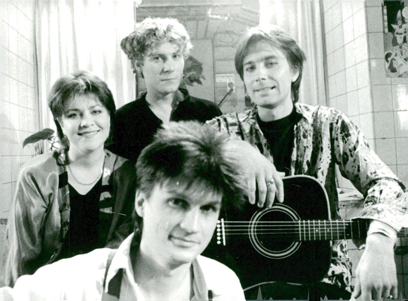The music group commando M Mouse - Vintage Photograph