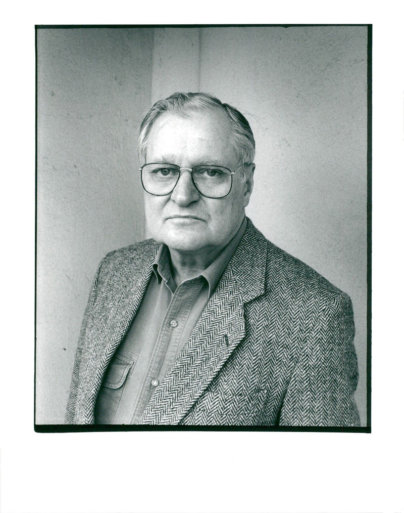 The writer John Ashbery - Vintage Photograph