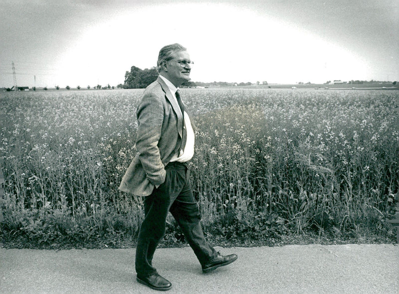 The writer John Ashbery - Vintage Photograph