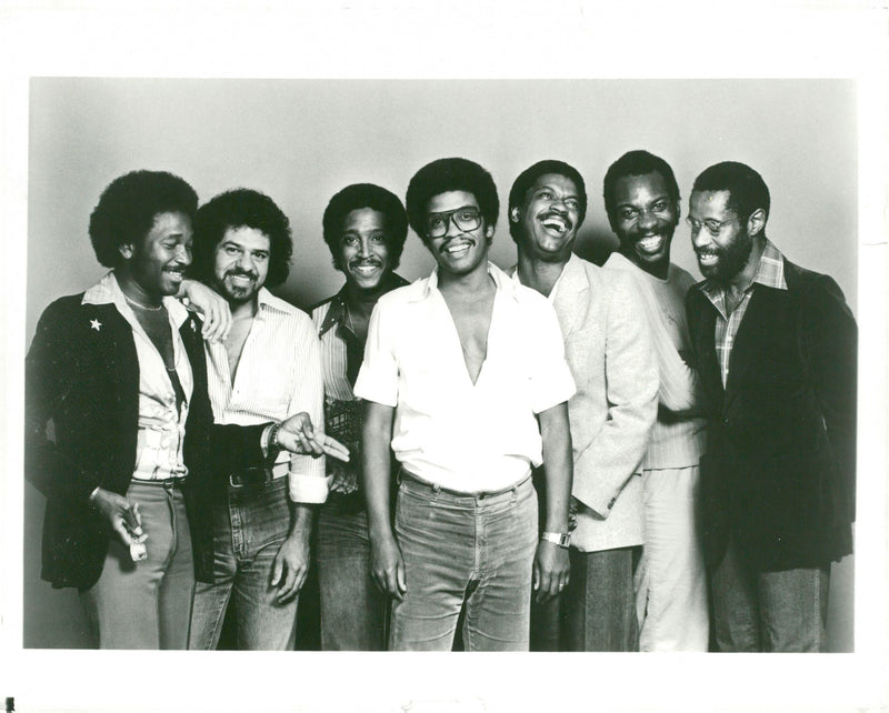 Musician Herbie Hancock with his band - Vintage Photograph
