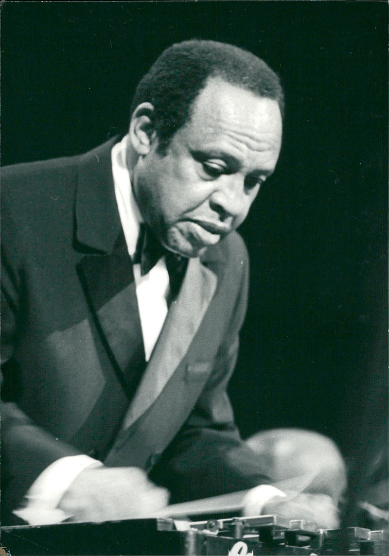Legendary Lionel Hampton, one of America's premier jazz musicians. - Vintage Photograph