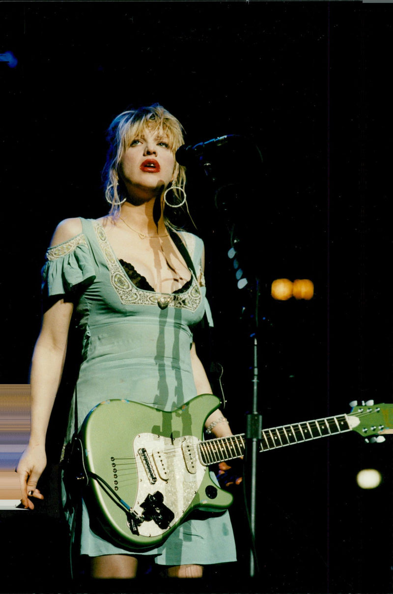 Courtney Love appears in Madison Square Garden - Vintage Photograph