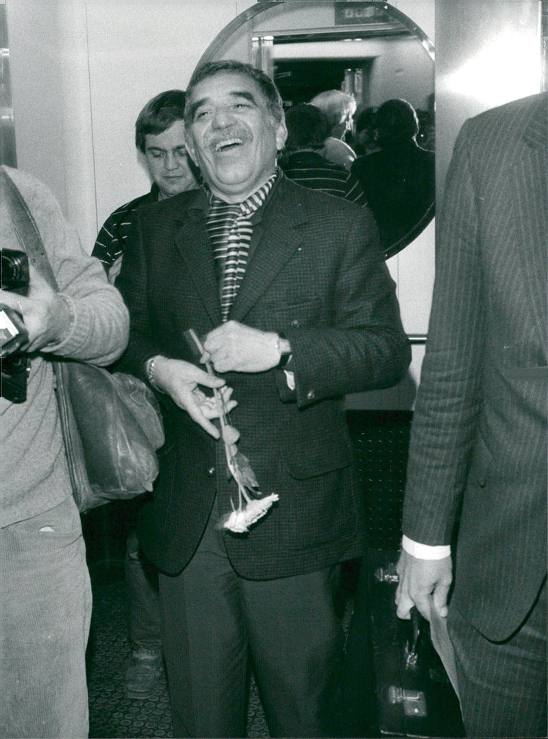 Mingel image of Colombian writer Gabriel GarcÃ­a MÃ¡rquez. - Vintage Photograph