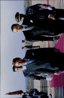 Prince Charles visits Sidi Mohammed in Marocco - Vintage Photograph