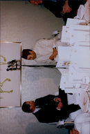 Prince Charles visits Sidi Mohammed in Marocco - Vintage Photograph