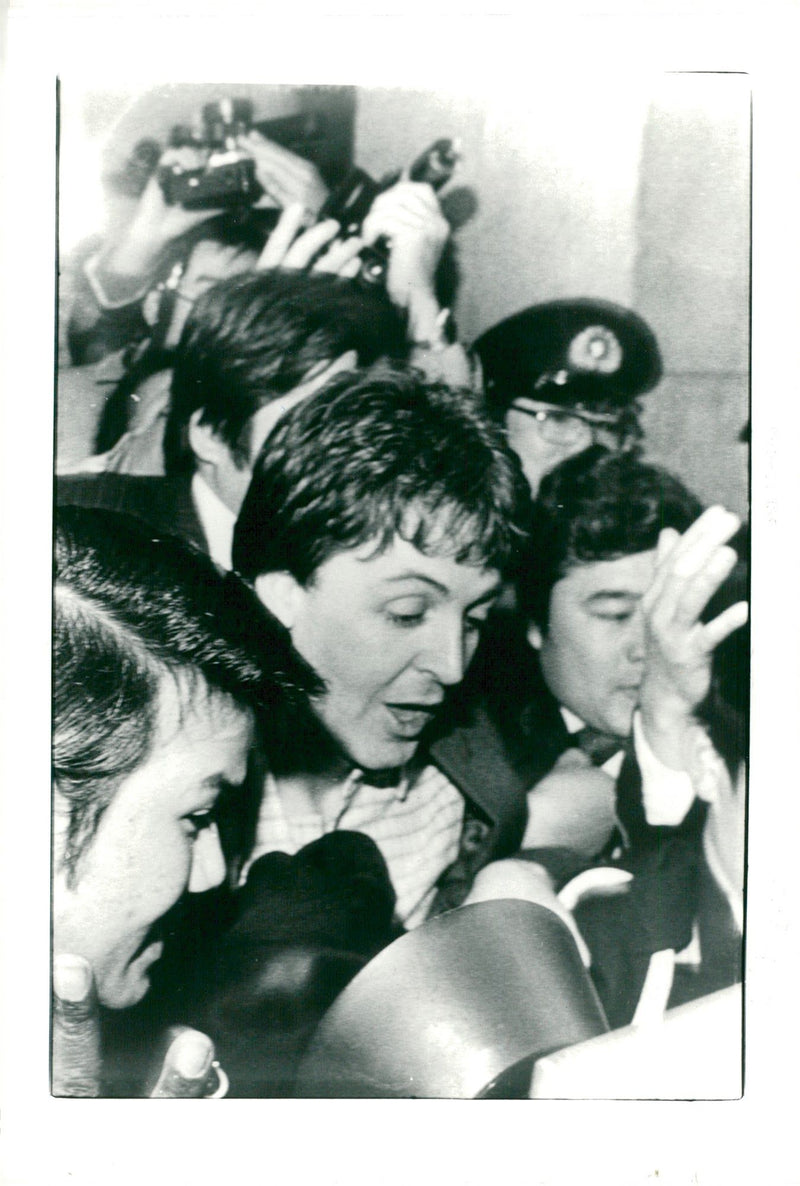 Paul McCarley during his Asia trip - Vintage Photograph