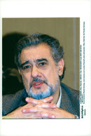 Operasonger Placido Domingo during a Christmas concert - Vintage Photograph