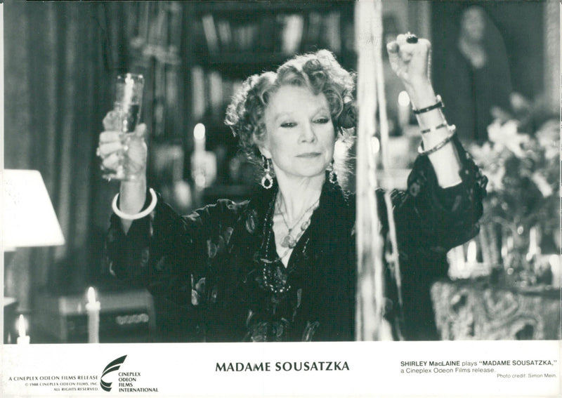 Shirley MacLaine in the movie "Madame Sousatzka" - Vintage Photograph