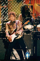 Bob Dylan during a show in connection with the opening of the Rock and Roll Hall of Fame and Museum. - Vintage Photograph