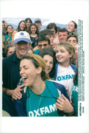 Richard Gere at Oxfam refugee camp in Stankovac - Vintage Photograph