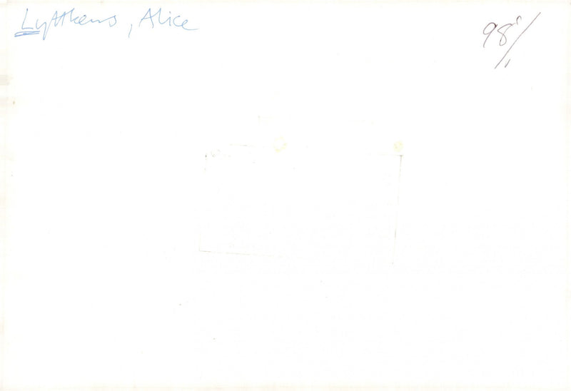Alice Lyttkens in close-up - Vintage Photograph