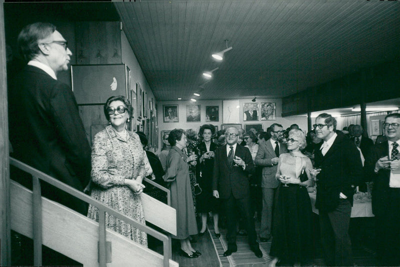 Alice Lyttkens at his 80th anniversary - Vintage Photograph