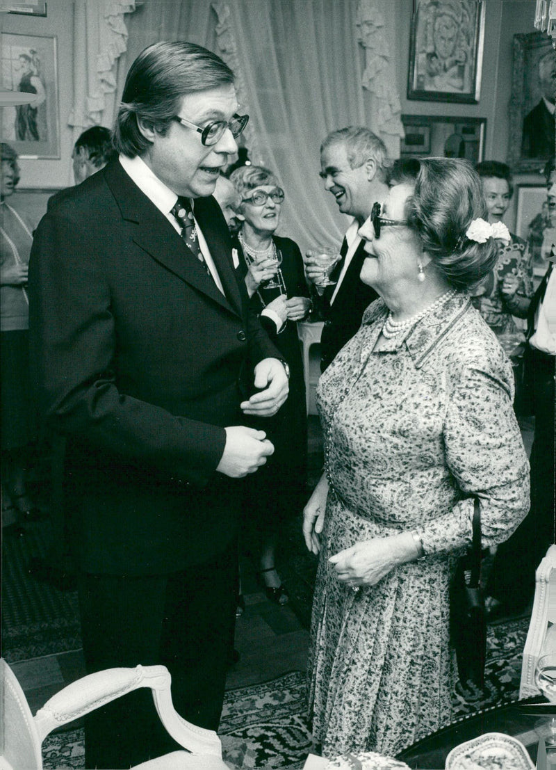 Alice Lyttkens at his 80th anniversary - Vintage Photograph