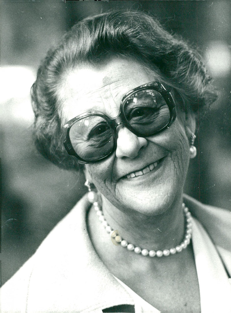 Alice Lyttkens in a warm smile - Vintage Photograph