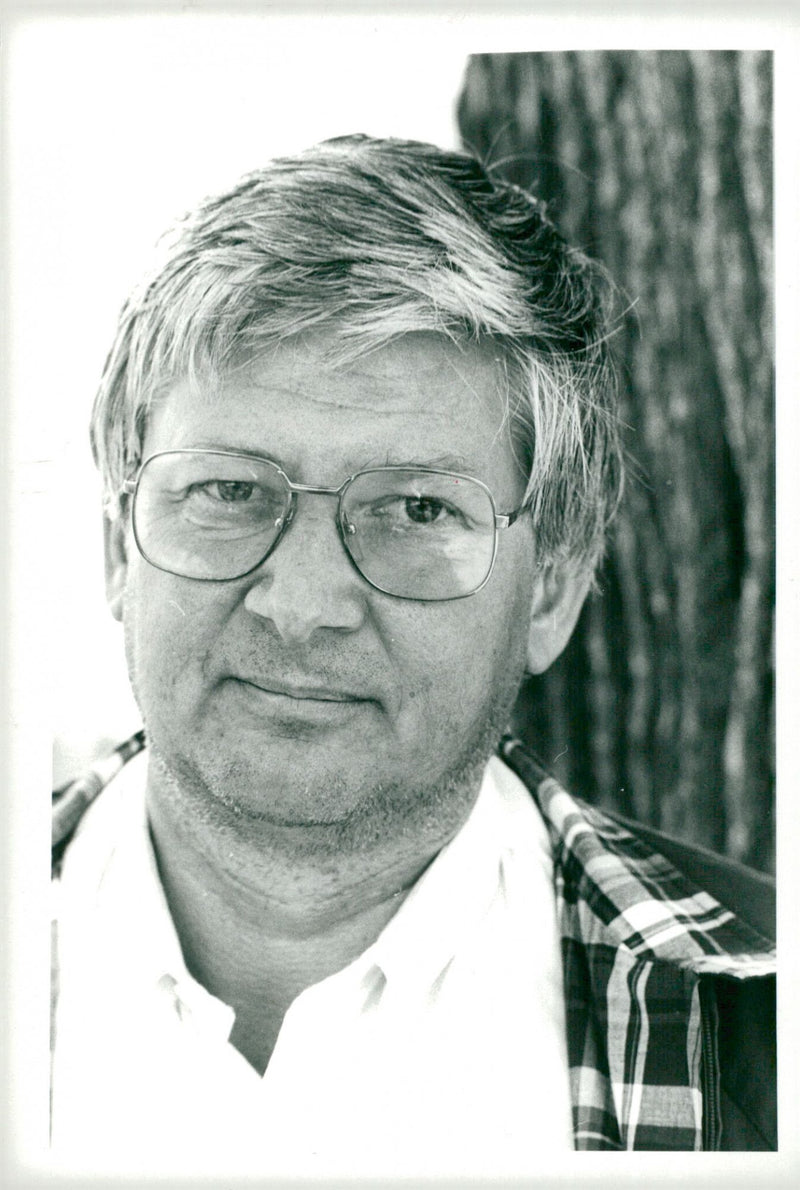 PO Enquist Writer at the National Radio Summer - Vintage Photograph