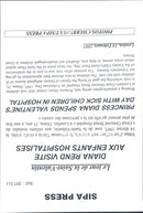 Princess Diana assists in a hospital on all-hearted day - Vintage Photograph