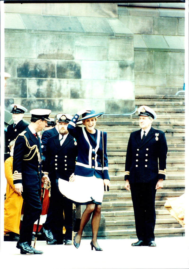 Prince Charles and Princess Diana - Vintage Photograph