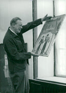 Here is the X with the board "Farm Musicians" - Vintage Photograph