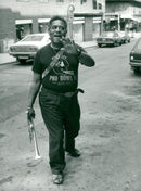 Dizzy Gillespie has a concert in Stockholm - Vintage Photograph