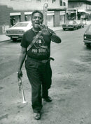 Dizzy Gillespie has a concert in Stockholm - Vintage Photograph