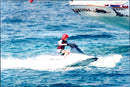 Prince Harry on a watercraft - Vintage Photograph