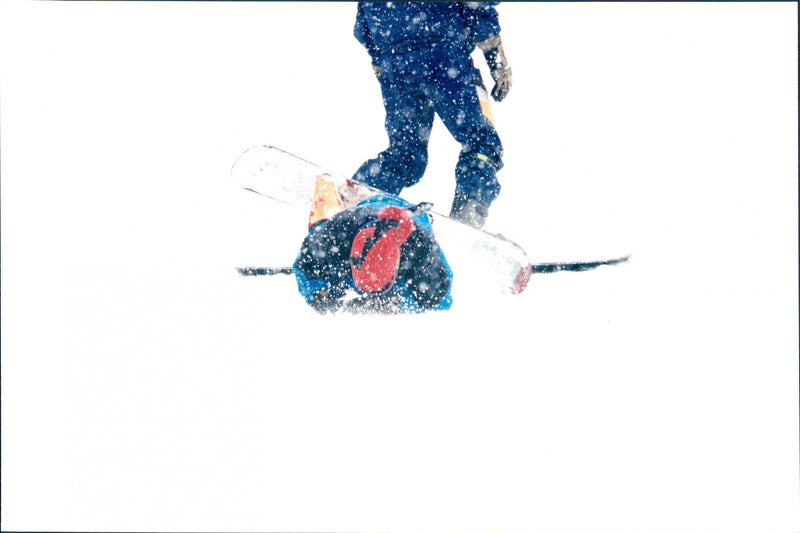 Prince Harry on a ski holiday - Vintage Photograph