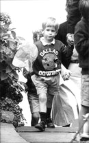 Prince Harry on his way to preschool - Vintage Photograph