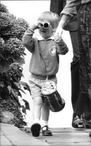 Prince Harry on his way to preschool - Vintage Photograph