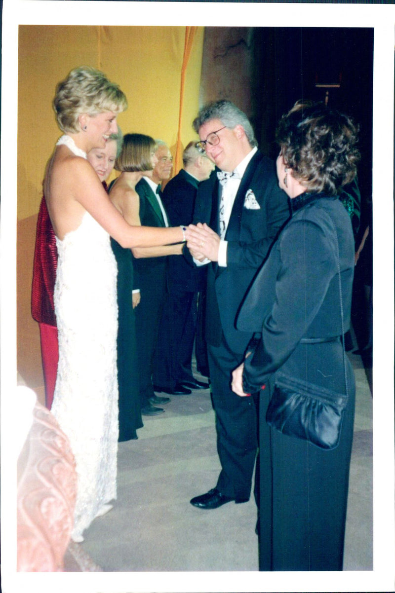 Princess Diana at Nina Hyde's Breast Cancer Gala - Vintage Photograph