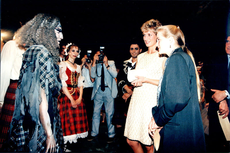 Princess Diana visited Bolshoi Ballet during her state visit to Russia - Vintage Photograph