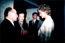 Princess Diana in conversation with delegates at the visit to Bolshoi Ballet - Vintage Photograph