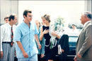 Princess Diana visits the patients and staff at the Tushin hospital - Vintage Photograph