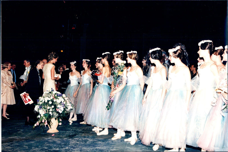 Princess Diana visited Bolshoi Ballet during her state visit to Russia - Vintage Photograph