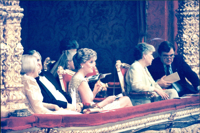 Princess Diana visited Bolshoi Ballet during her state visit to Russia - Vintage Photograph