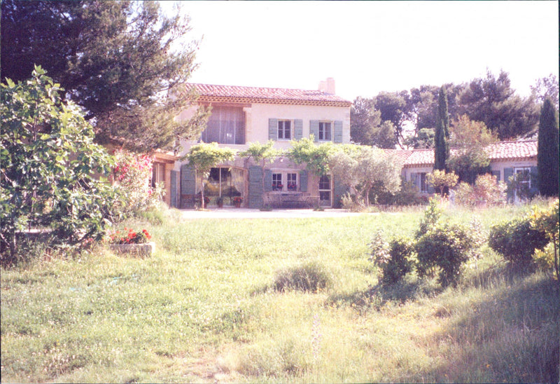 The back of Princess Diana's house in Saint-Remy - Vintage Photograph