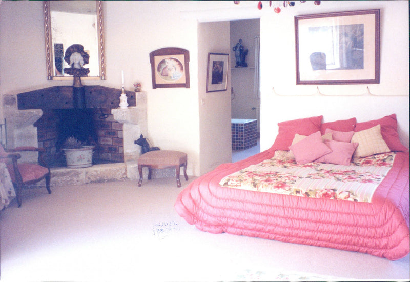 Princess Diana's bedroom in Saint-Remy - Vintage Photograph