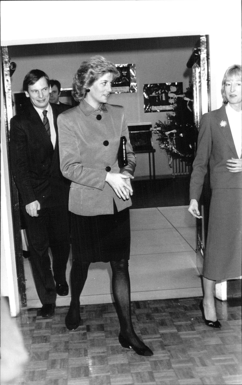 Princess Diana on charity assignments - Vintage Photograph