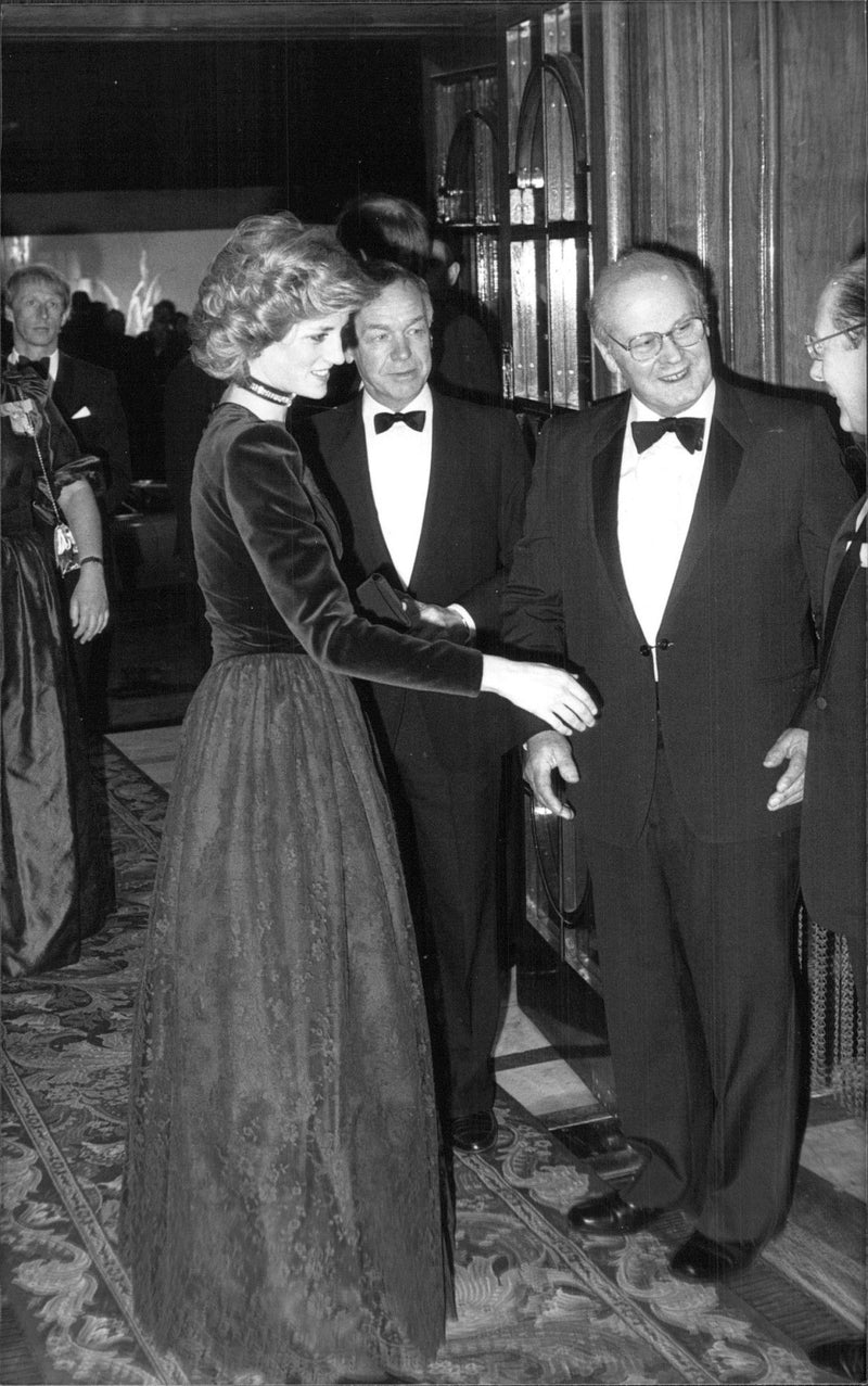 Princess Diana at a wedding - Vintage Photograph