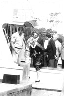 Princess Diana and Prince Charles on their journey through Australia - Vintage Photograph