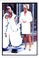 Princess Diana at the meeting with Mother Teresa - Vintage Photograph