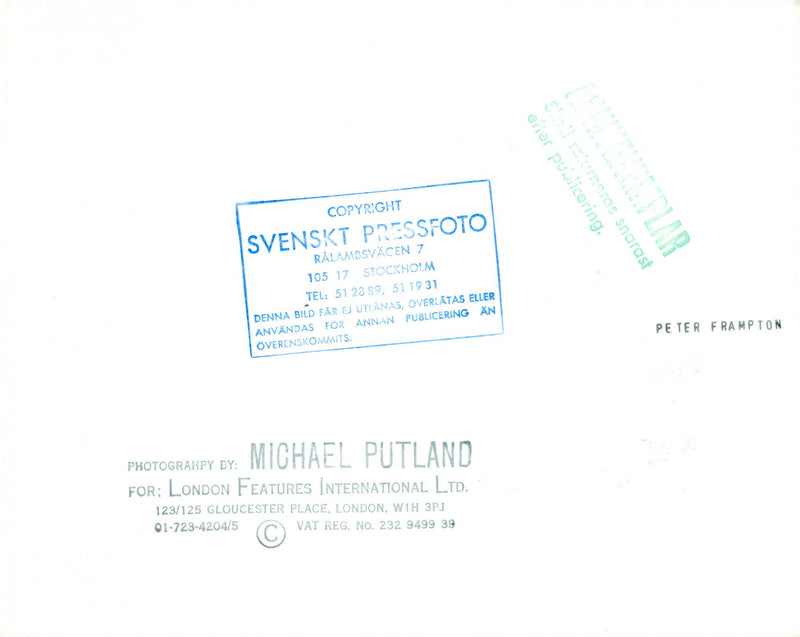 The musician Peter Frampton - Vintage Photograph