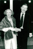 Bette Davis with company at Queen Elizabeth's Gala Dinner - Vintage Photograph