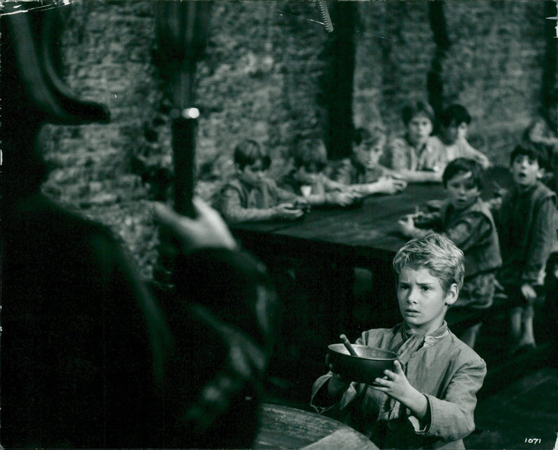 Charles Dickens book "Oliver Twist" is made for film - Vintage Photograph