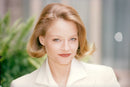 Actress Jodie Foster at a press conference at Paris Ritz in front of the premiere of "Contact" - Vintage Photograph