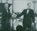 Duke Ellington receives the liberty medal of President Richard Nixon on his 70th birthday in the White House - Vintage Photograph
