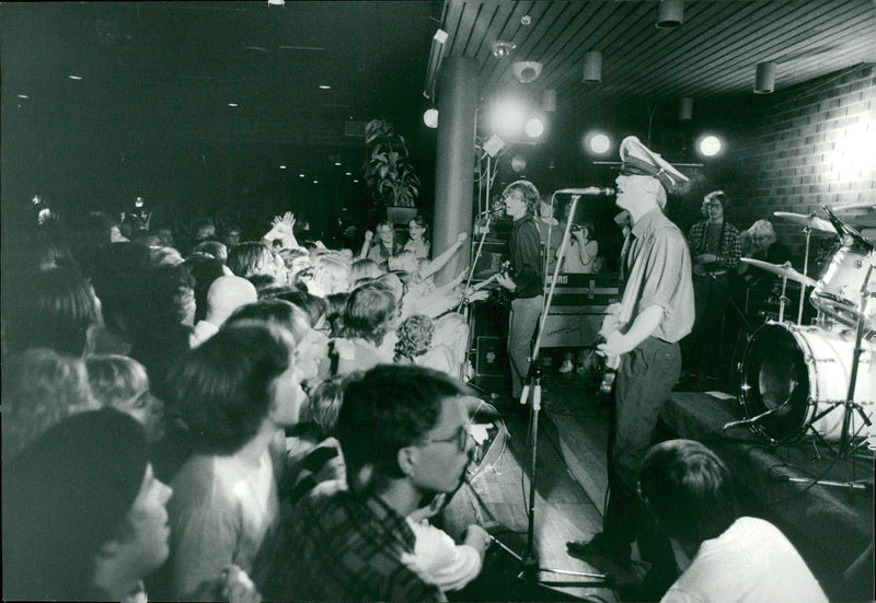 Punk band Ebba Green on stage. - Vintage Photograph