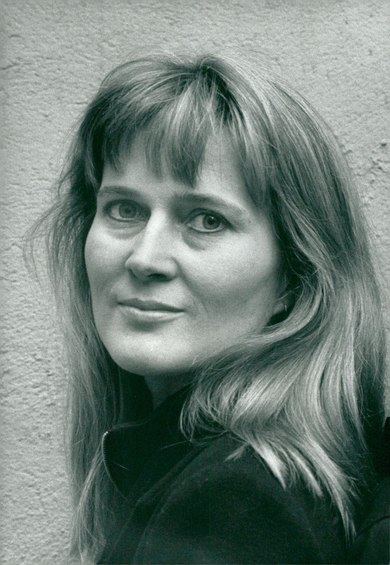 Poet and Swedish Academy member Katarina Frostenson - Vintage Photograph