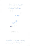 Katarina Frostenson with Jean Claude Arnault and Stellan Lindblad exhibits poetry art in Vasaparken - Vintage Photograph